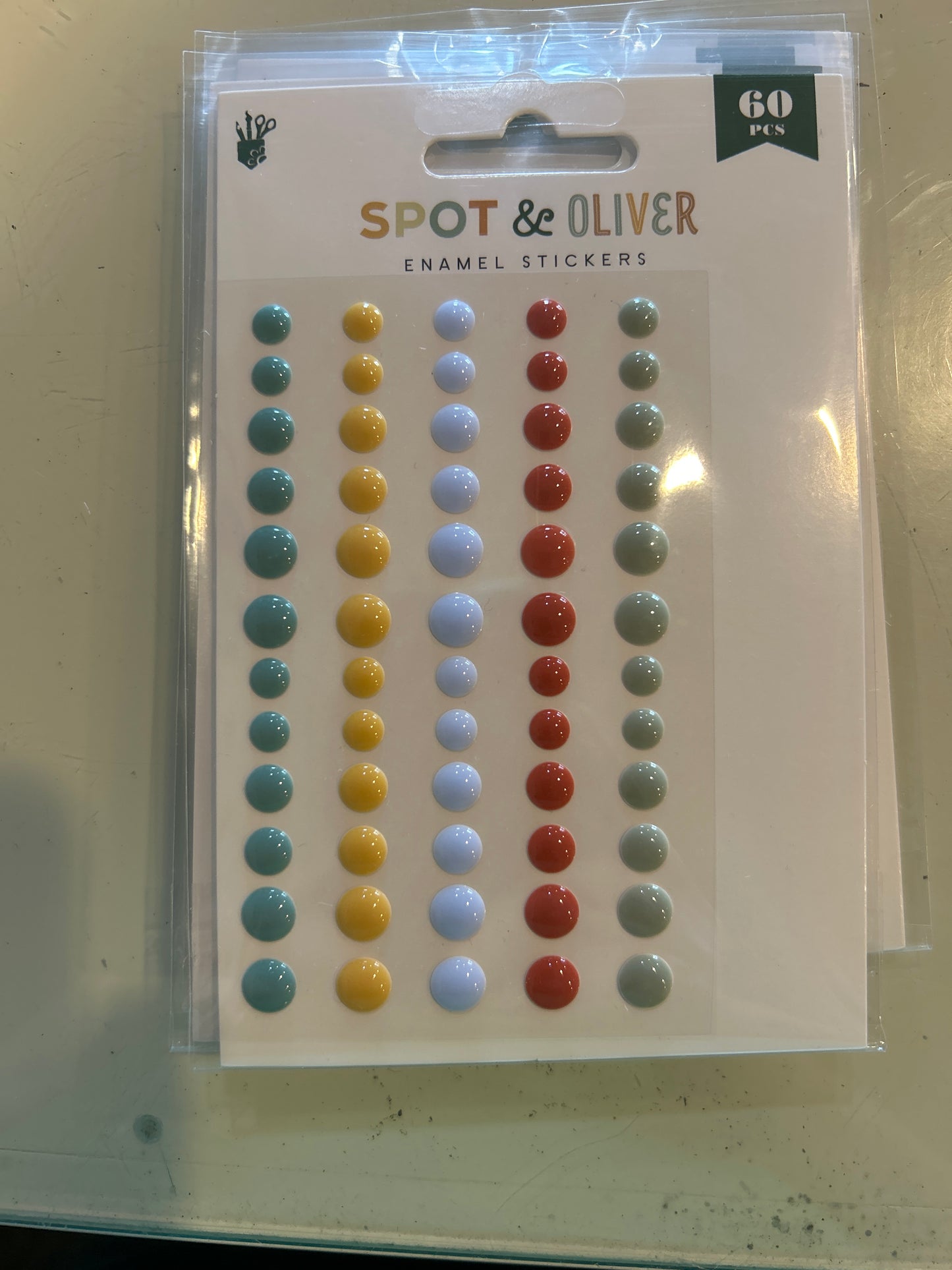 Spot & Oliver Enamel Stickers