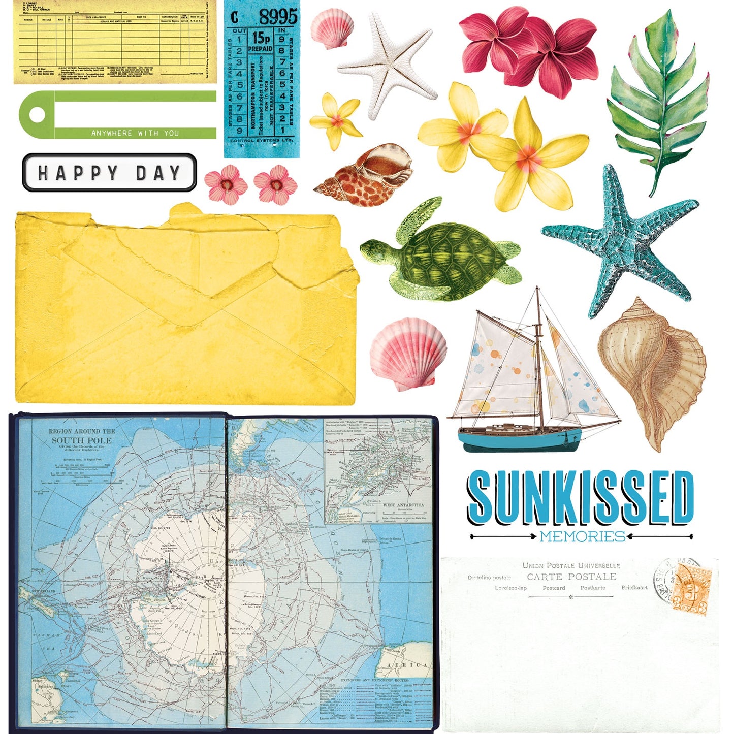 Vintage Artistry Sunburst 12x12 Collection Pack in Sunburst collection by 49 & Market