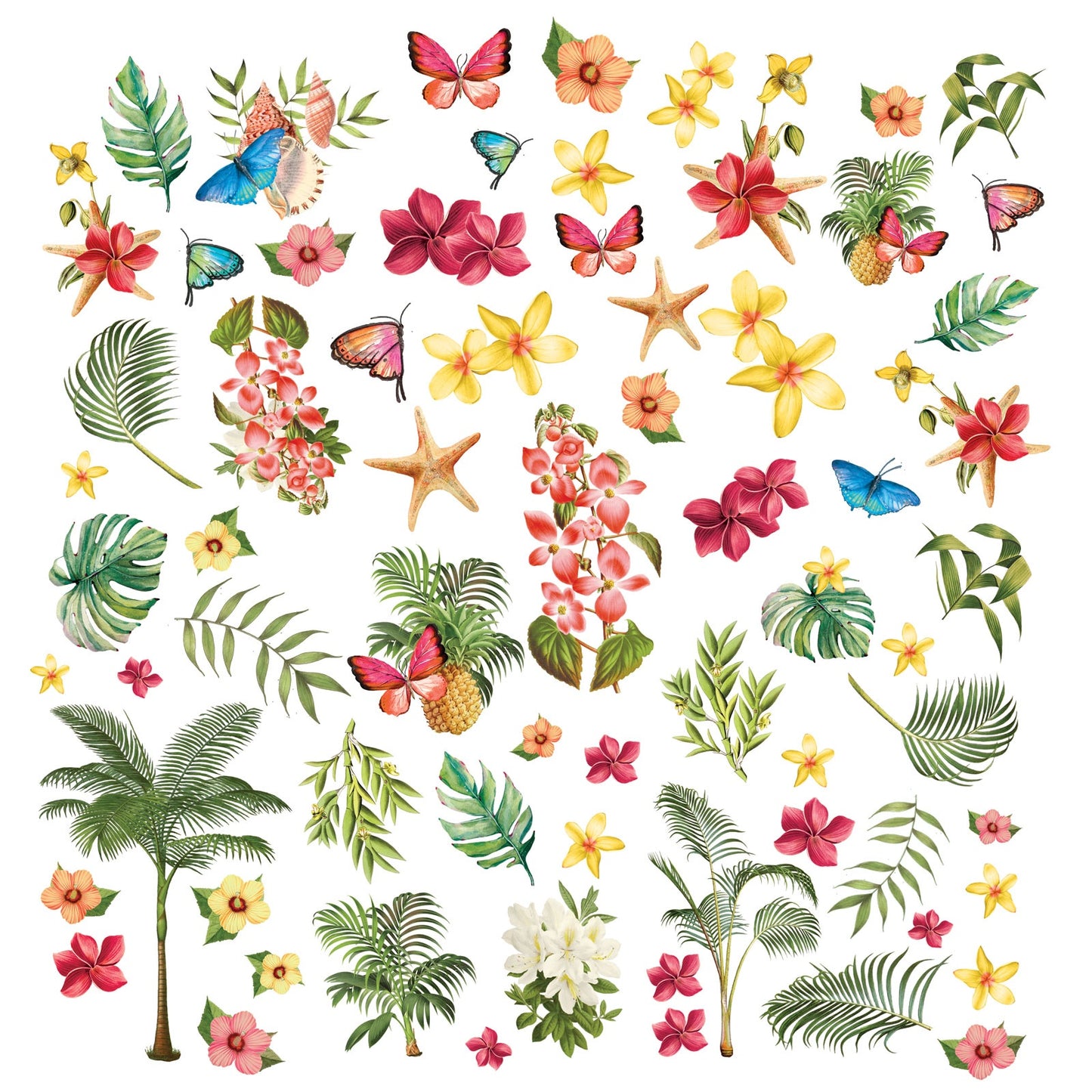 Sunburst Tropical Foliage Laser Cuts in Sunburst collection by 49 & Market