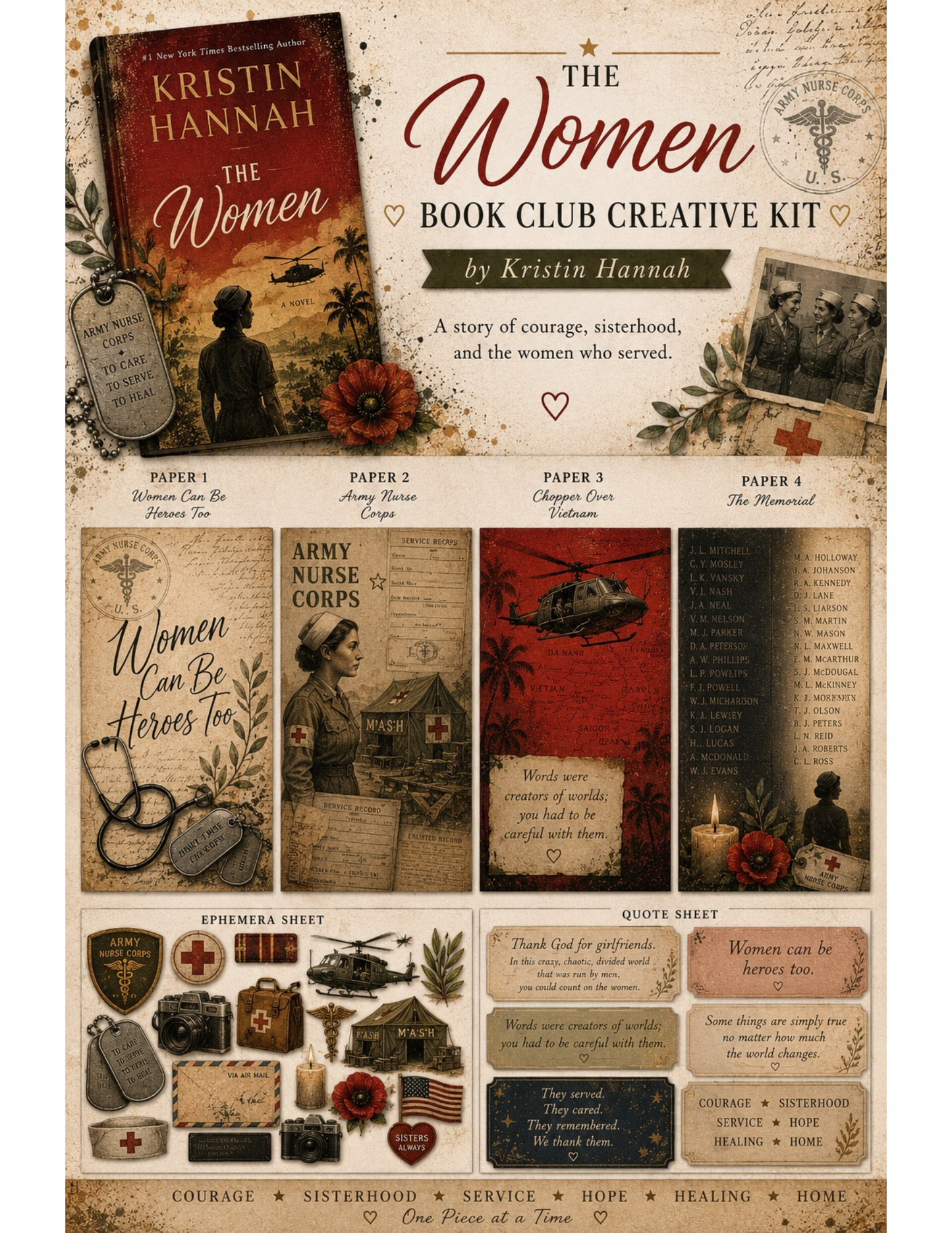 The Women Book Club Creative Kit