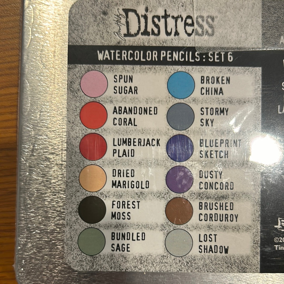 TH Distress Watercolor Pencils Set 6