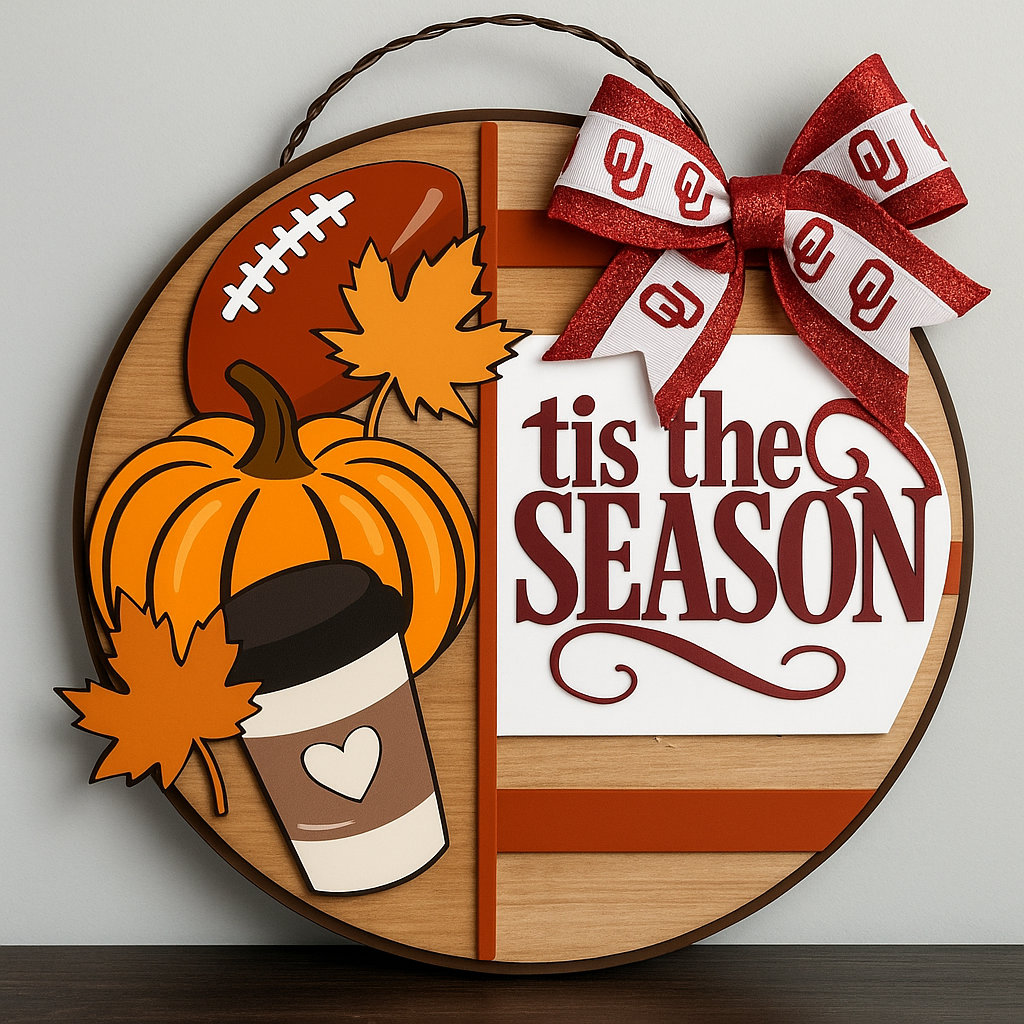 Tis The Season Fall Doorhanger Preorder $45.00