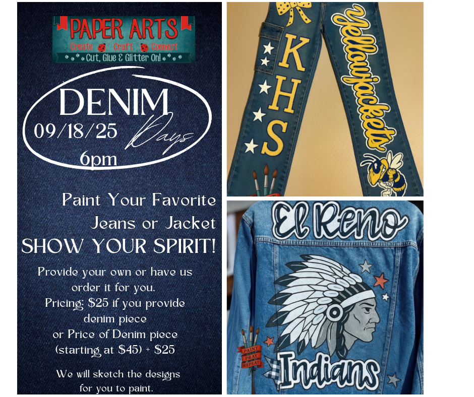 ✨ Denim Days: Spirit Wear Paint Party ✨