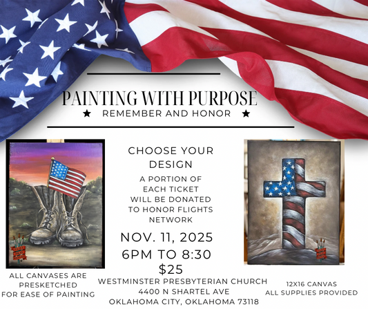 Painting with a Purpose Veterans Day