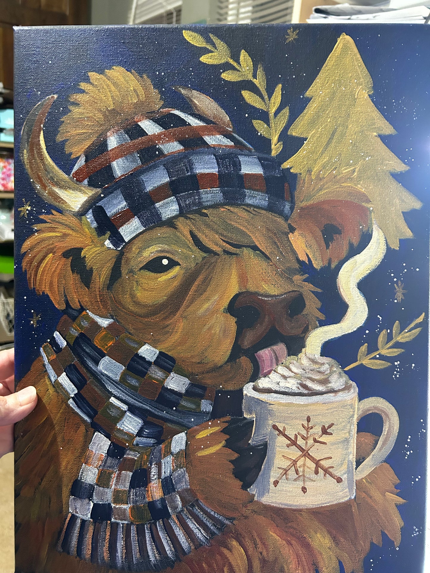 Winter Highland Paint Party Sat. Dec. 27 at 2pm