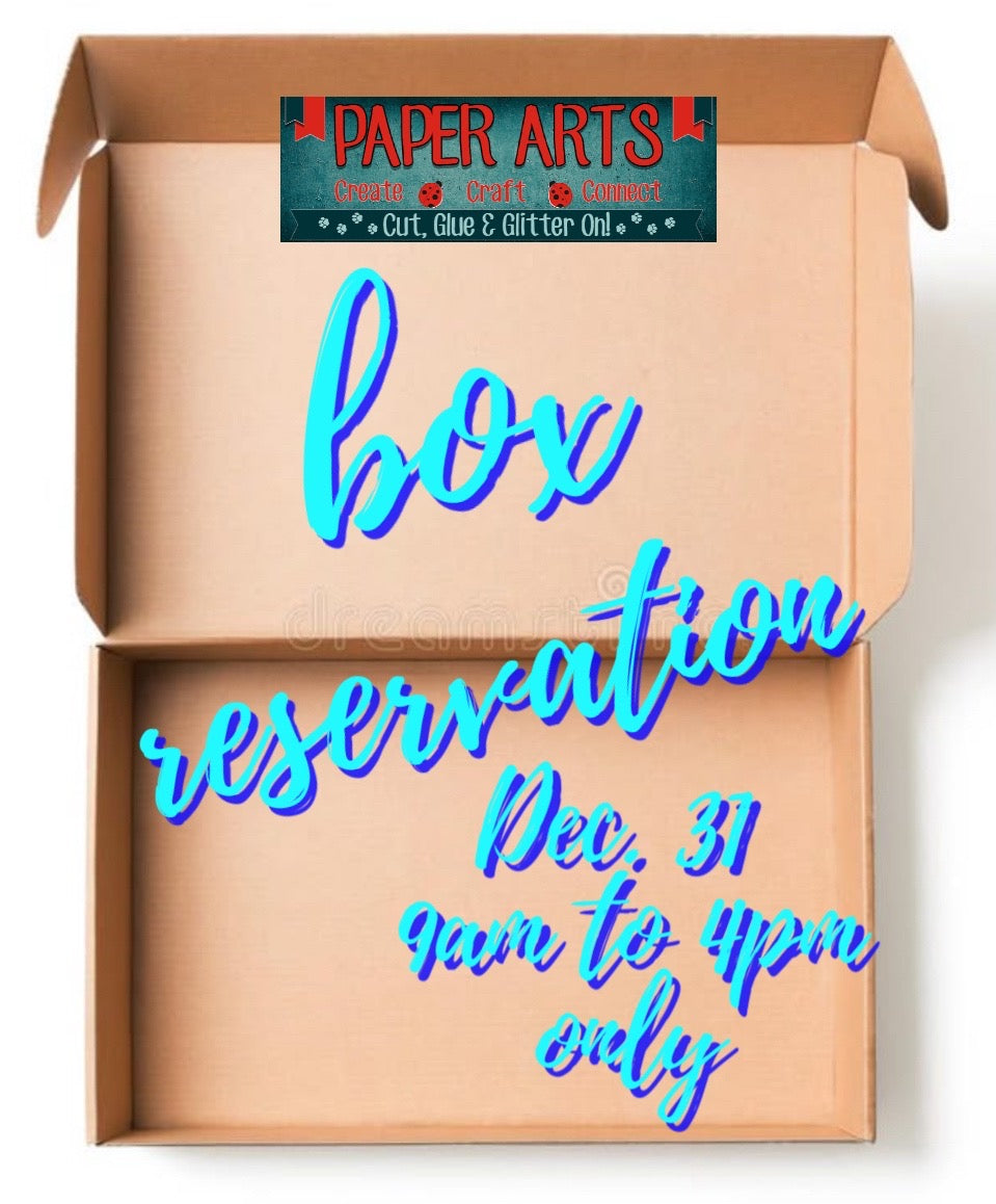 Fill-A-Box Preorder — Final Moving Sale