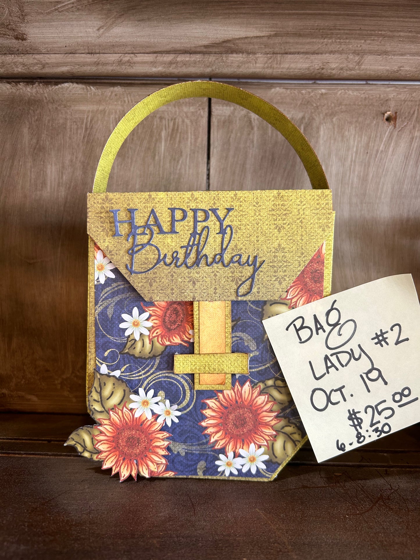 Bag Lady #2 Thurs. Oct. 19, 2023 6pm to 8:30 pm $25