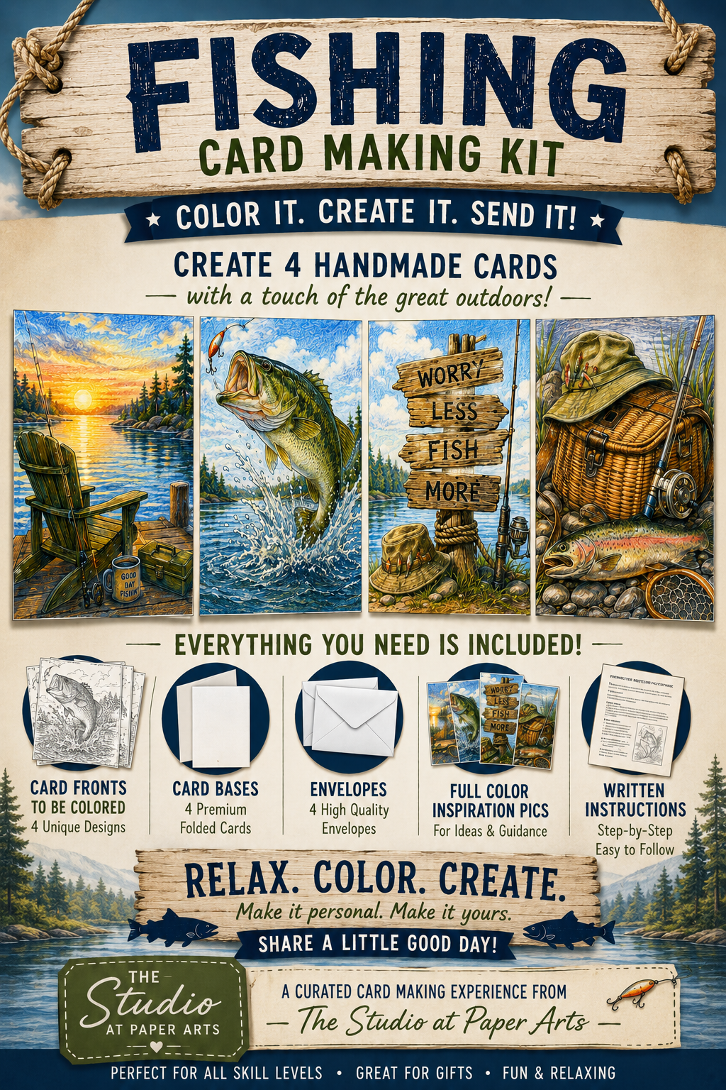 Fishing Card Kit (this is a kit only no class)