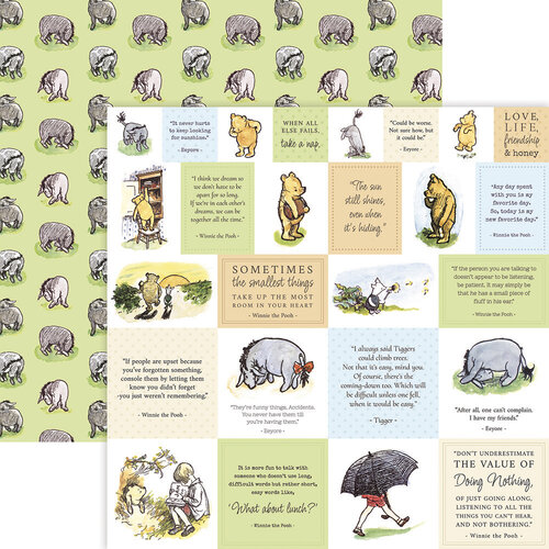 Lost Tail 12x12 paper Winnie the Pooh Collection by Reminisce