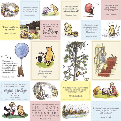 Friends Forever 12x12 paper Winnie the Pooh Collection by Reminisce