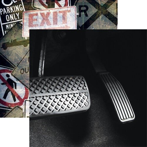 Pedal to the Medal in the In the Drivers Seat collection paper by Reminisce