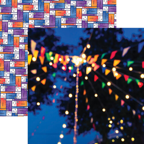 Music by Night 12x12 paper in Music Festival collection by Reminisce