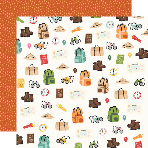Hello Adventure 12x12 Paper Into the Jungle collection by Simple Stories