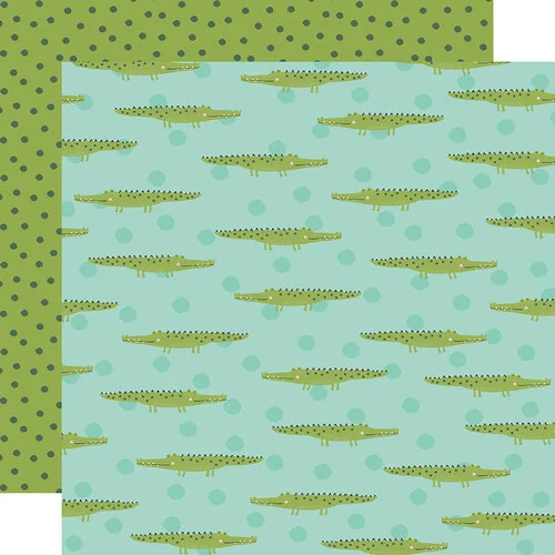 Oh Snap 12x12 Paper Into the Wild collection by Simple Stories
