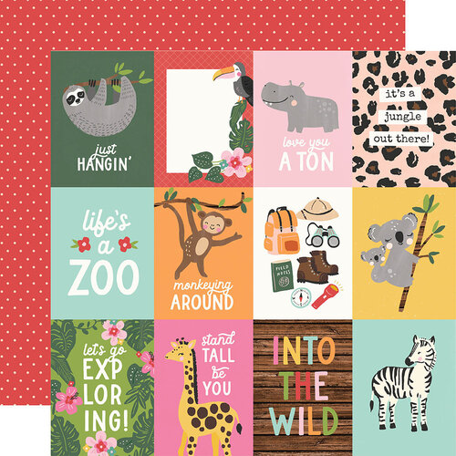 3x4 Elements 12x12 Paper Into the Wild collection by Simple Stories