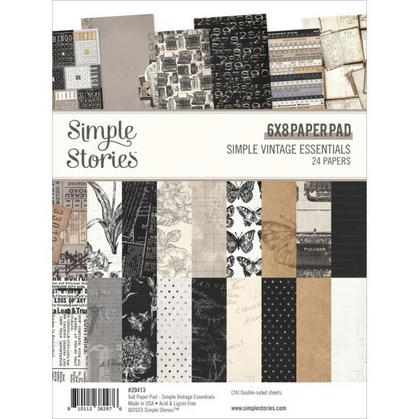 Simple Vintage Essentials 6x8 paper pad