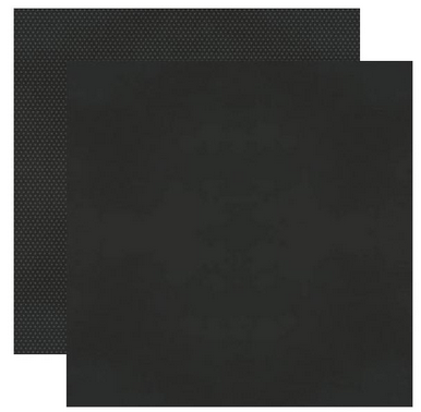 Textured Cardstock Black Simple Stories