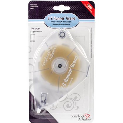 E-Z Runner Grand Adhesive Refill Permanent Transparent Refill