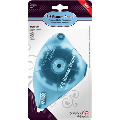 E-Z Runner Grand Adhesive Refill Permanent Dots Transparent Refill