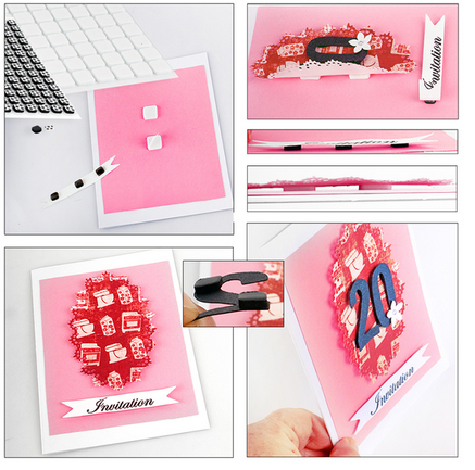 3d Self Adhesive Foam Squares Small white by Scrapbook Adhesives by 3L