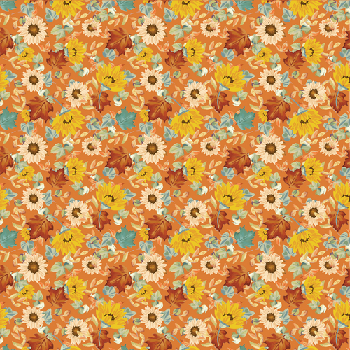 Autumn Flowers 12x12 in Autumn Vibes collection by Reminisce