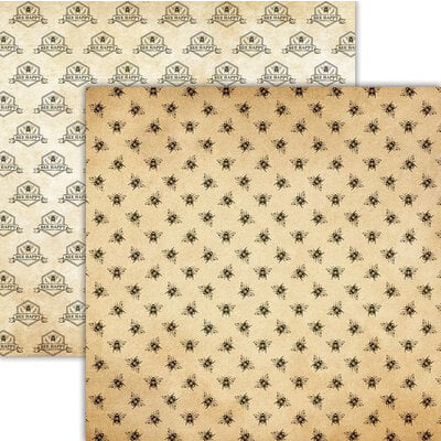 Buzzing 12x12 paper in Bee Happy collection by Reminisce