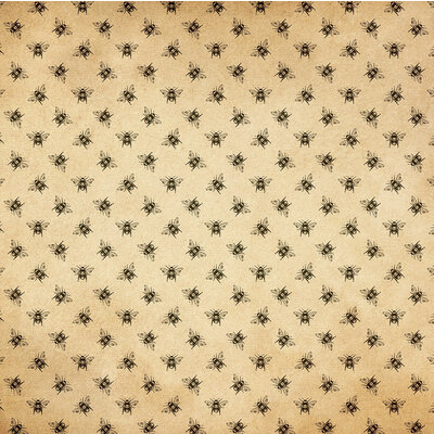 Buzzing 12x12 paper in Bee Happy collection by Reminisce