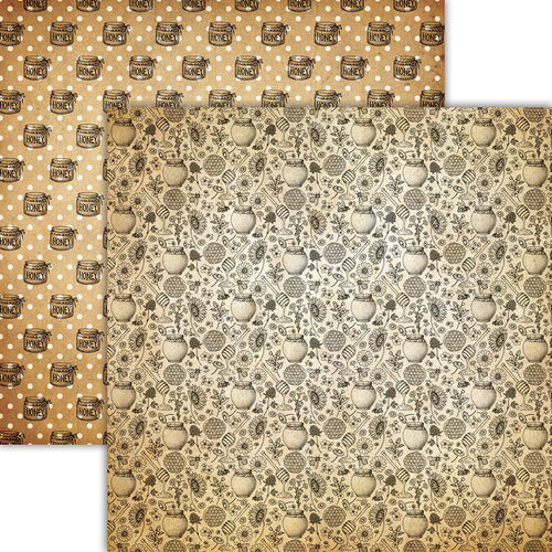 Oh Honey 12x12 paper Bee Happy collection by Reminisce