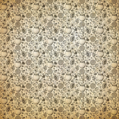 Oh Honey 12x12 paper Bee Happy collection by Reminisce