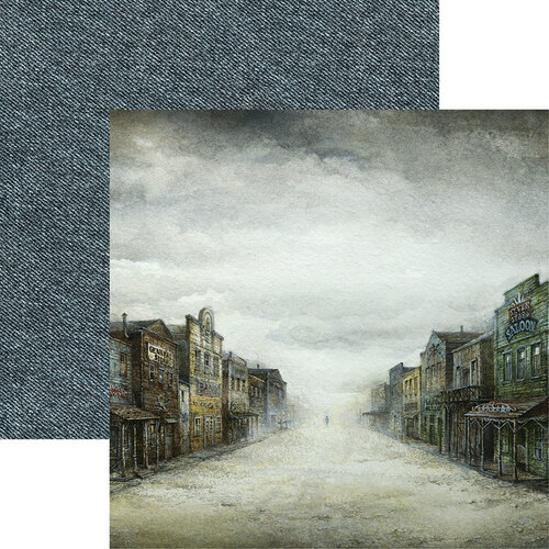 Ghost Town 12x12 paper Trading Post Collection by Reminisce