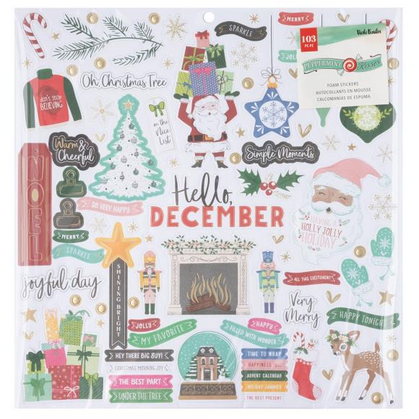 Peppermint Kisses Foam Stickers in Peppermint Kisses collection by Vicki Boutin