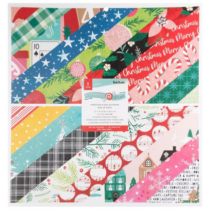 Peppermint Kisses 12x12 Paper Pad in Peppermint Kisses collection by Vicki Boutin