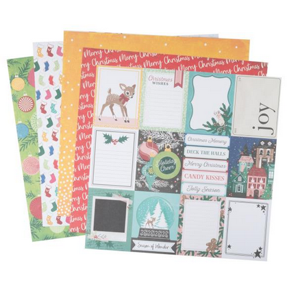 Peppermint Kisses 12x12 Paper Pad in Peppermint Kisses collection by Vicki Boutin
