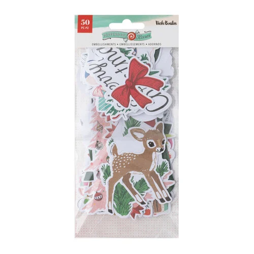 Peppermint Kisses Ephemera Icons in Peppermint Kisses collection by Vicki Boutin