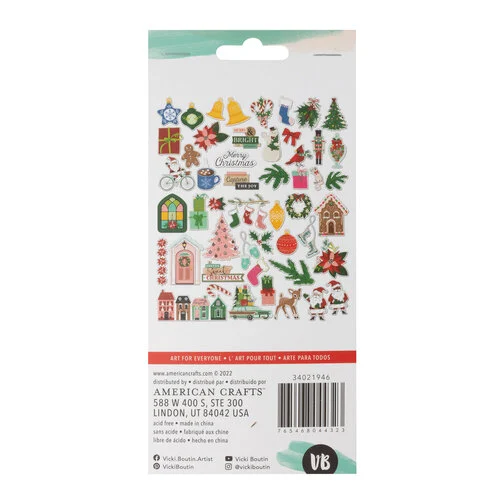 Peppermint Kisses Ephemera Icons in Peppermint Kisses collection by Vicki Boutin