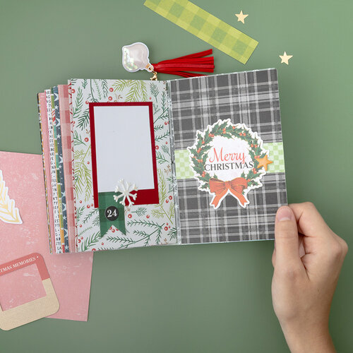 Peppermint Kisses Tassels with Shaker Charms in Peppermint Kisses collection by Vicki Boutin