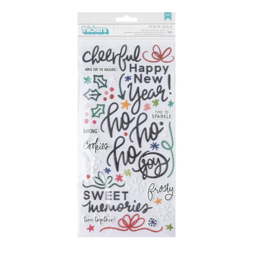 Peppermint Kisses Ho Ho Ho Phrases Thickers in Peppermint Kisses collection by Vicki Boutin