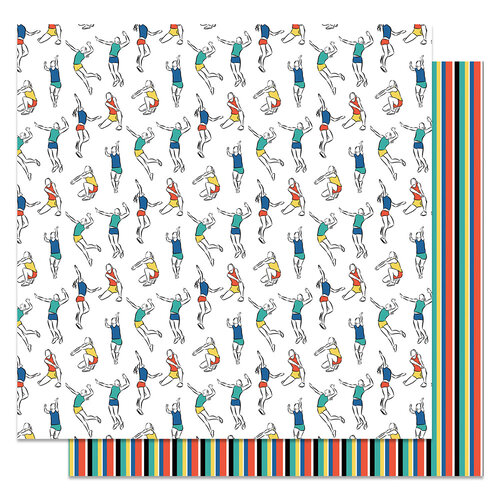 Serve 12x12 paper in MVP Volleyball Collection by PhotoPlay Paper