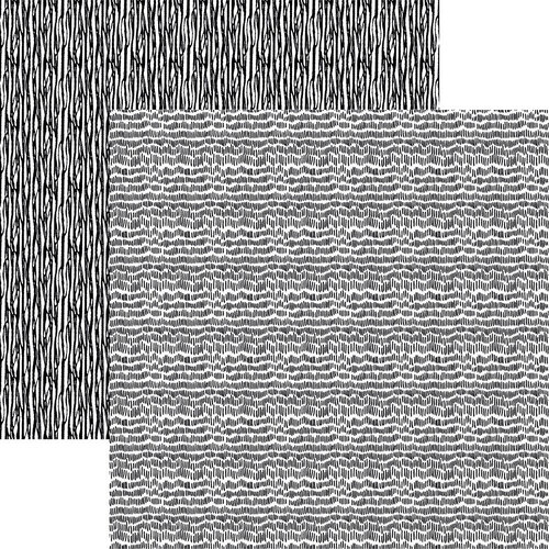 Dashes 12x12 paper in Hand Drawn Collection by Reminisce