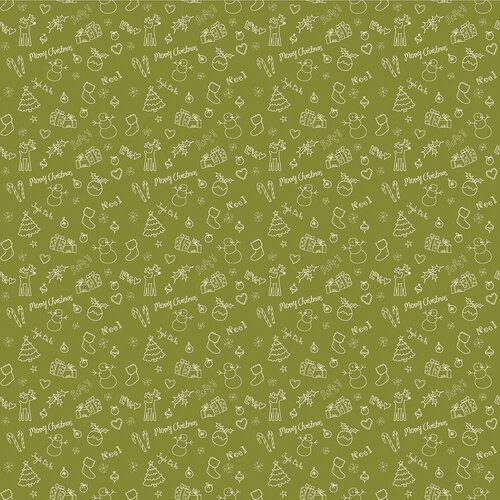 Retro Christmas 12x12 paper in Retro Christmas collection by Reminisce