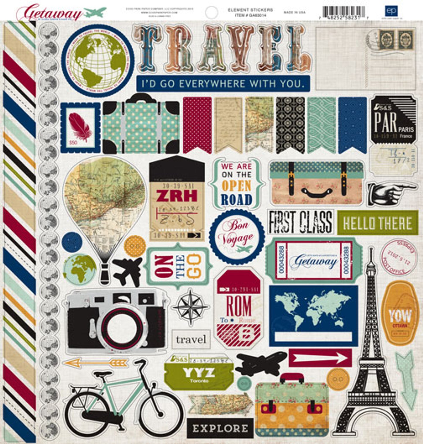 Getaway Element Stickers