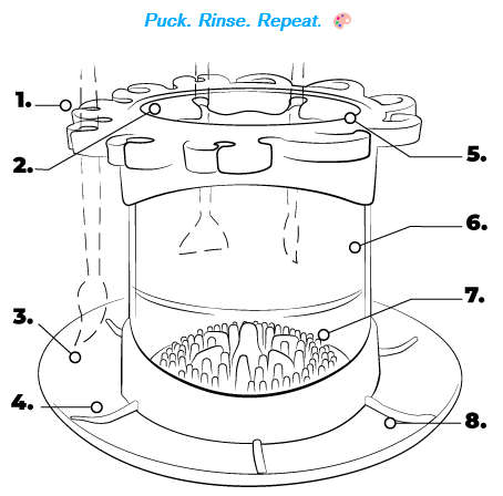 The Ultimate Rinse Cup by Paint Puck