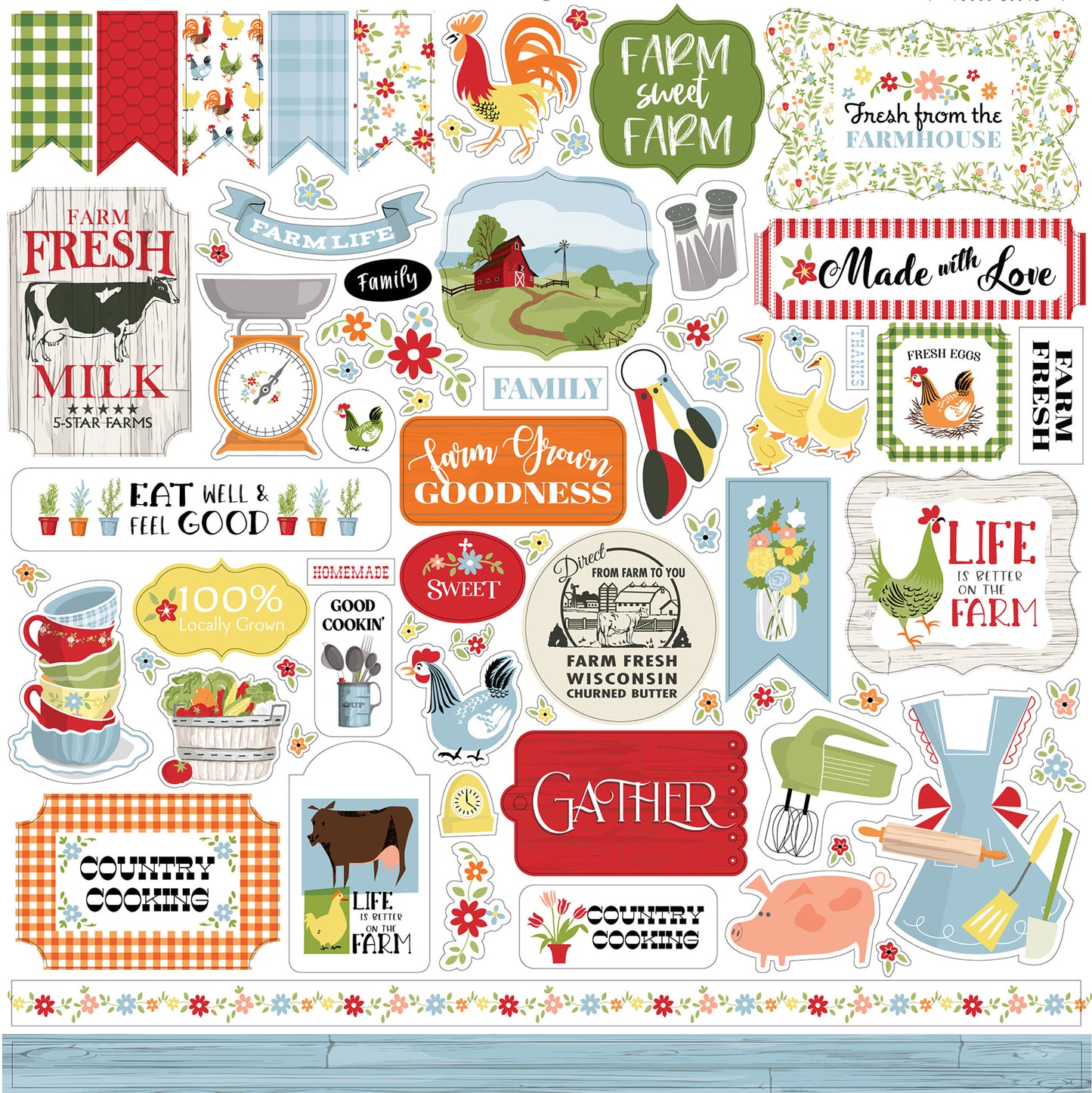 Farmhouse Living Element Stickers
