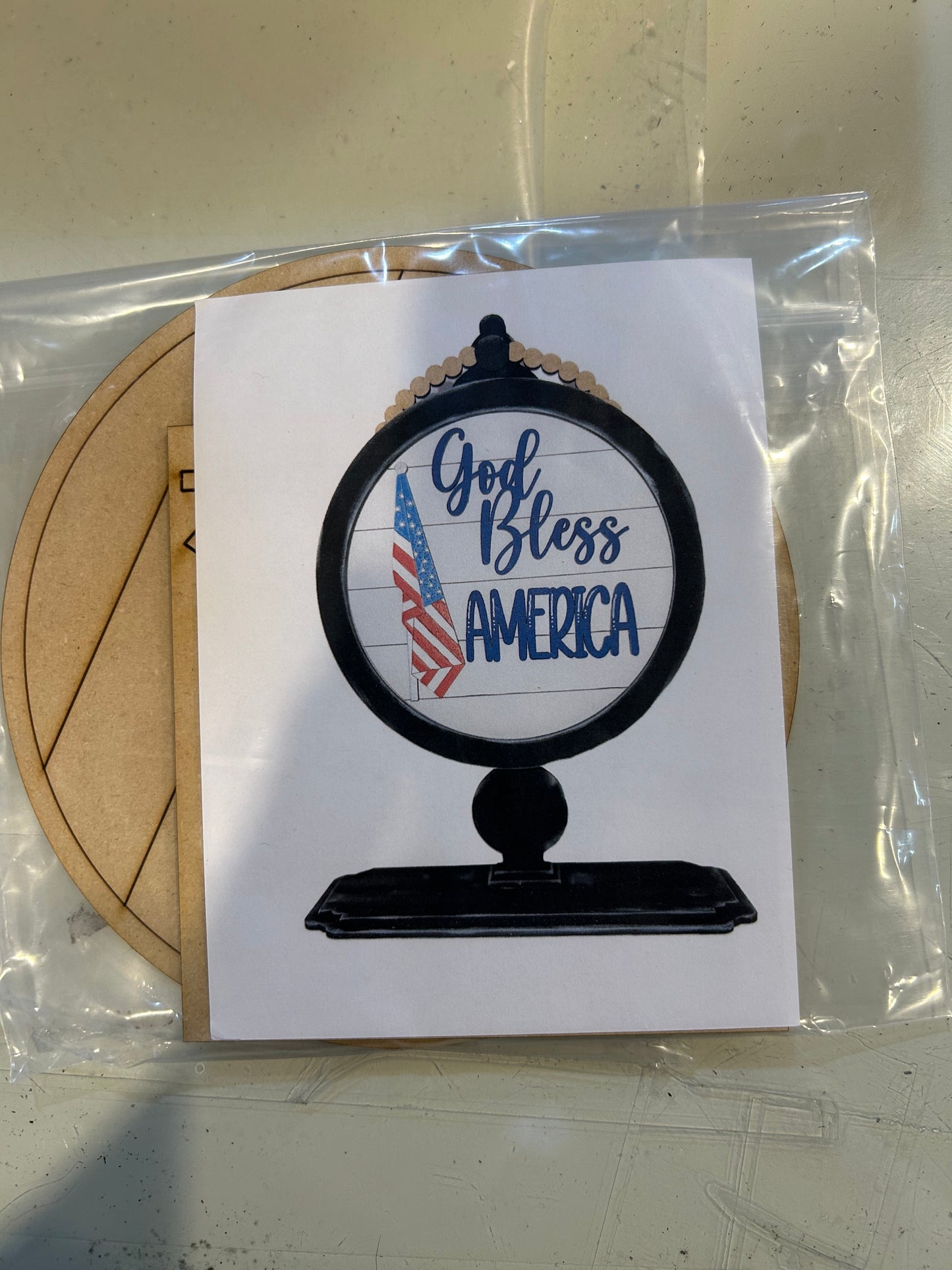 God Bless America Drop In Insert