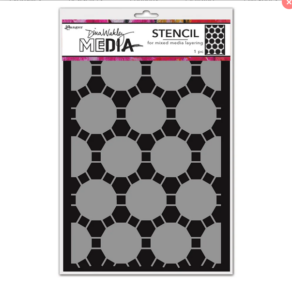 Connected Dots Stencil Dina Wakley