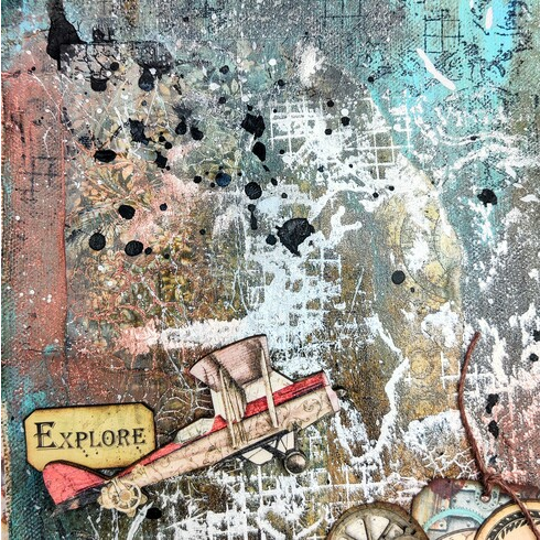 Vintage Map Rubber Stamp by Antonis Tzanidakis