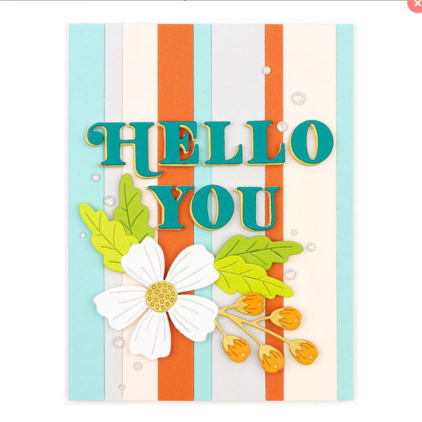 Spellbinders - Be Bold Collection - Etched Dies - Uppercase Alphabet