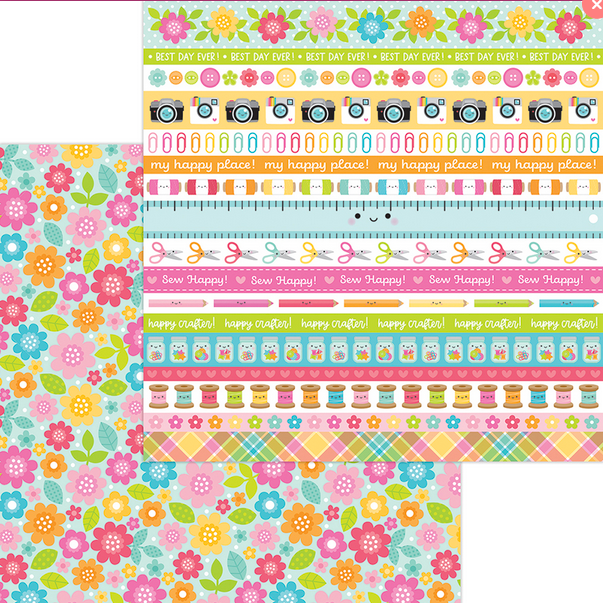 Painted Posies 12x12 Cute & Crafty Collection