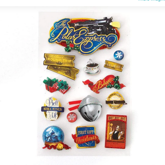 The Polar Express 3D Stickers