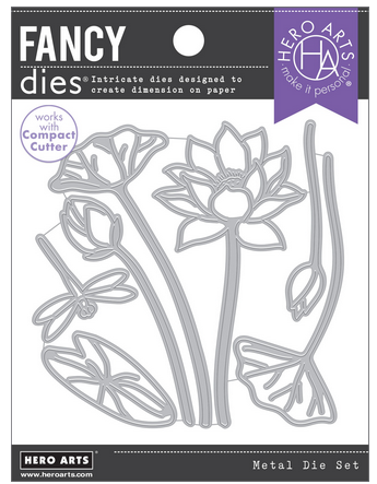 Water Lilies Die by Hero Arts